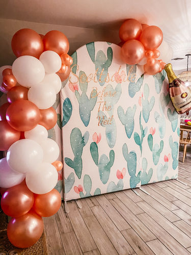Customer photo review of Chiara Backdrop Wall Set, Arched Wall Set Birthday&Baby Shower&Wedding Party Decoration