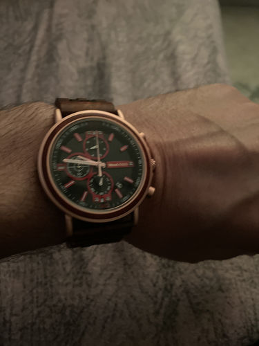 Customer photo review of Wood o'clock - Palisander