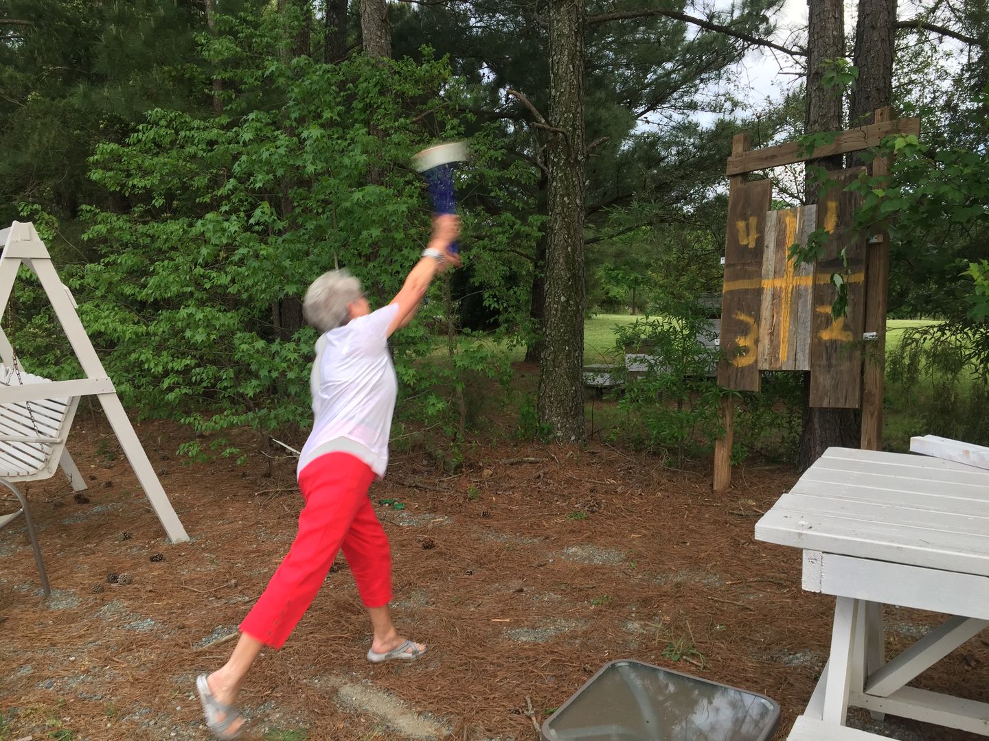 Customer photo review of WATL Kill Shot™ Throwing Axe