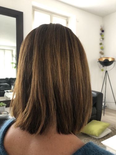 Customer photo review of KIT DE LISSAGE BRÉSILIEN