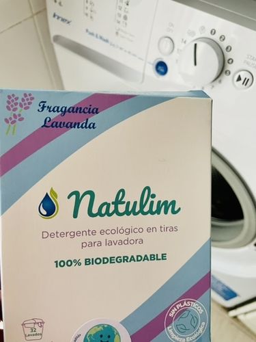 Customer photo review of Eco-Tiras de Detergente 40 lavados Natulim