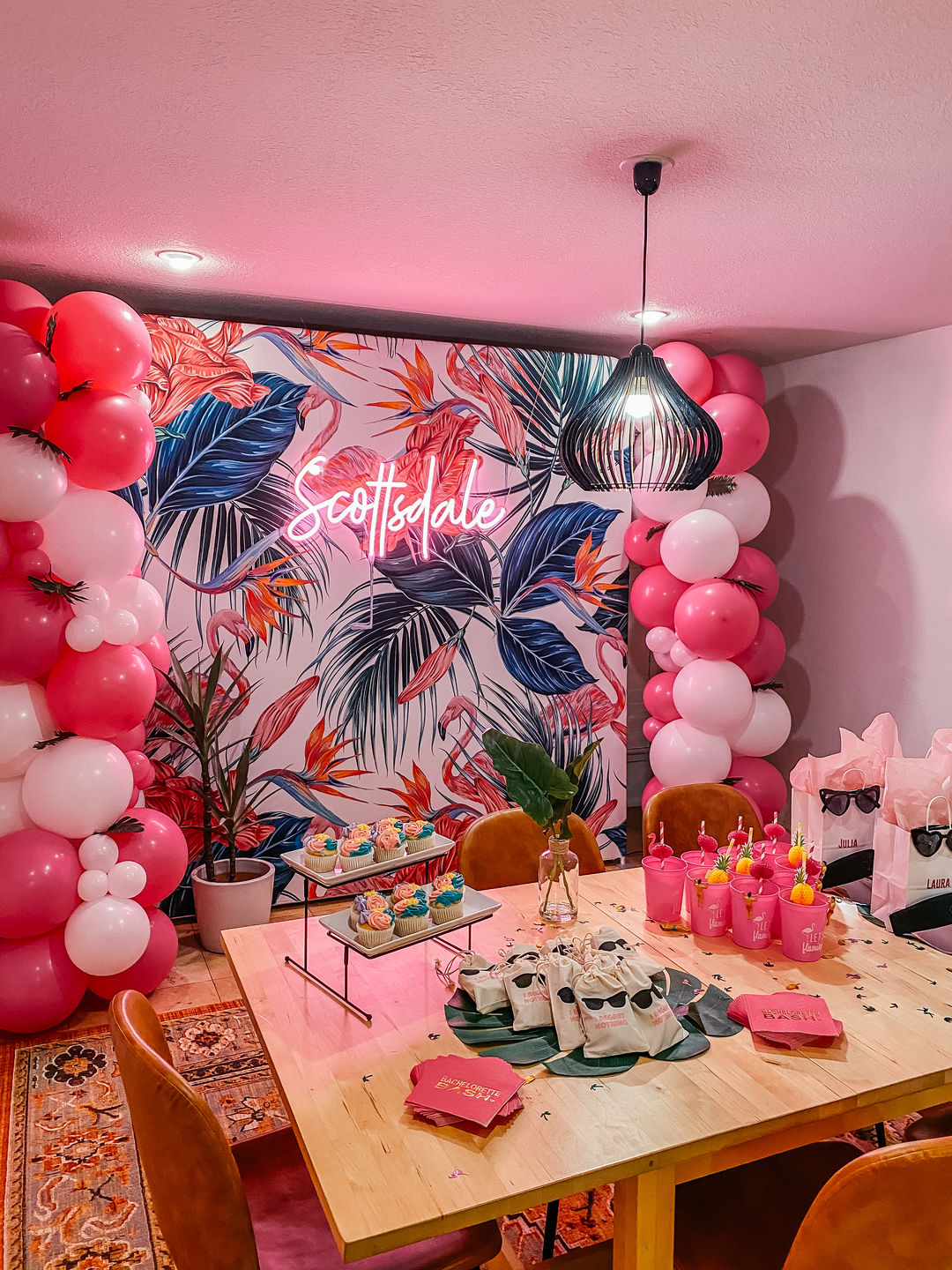 Customer photo review of Fabric Shimmer Backdrop with Stand, Birthday&Baby Shower&Wedding Party Decoration