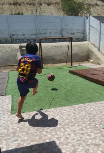Customer photo review of The Soccer Trainer