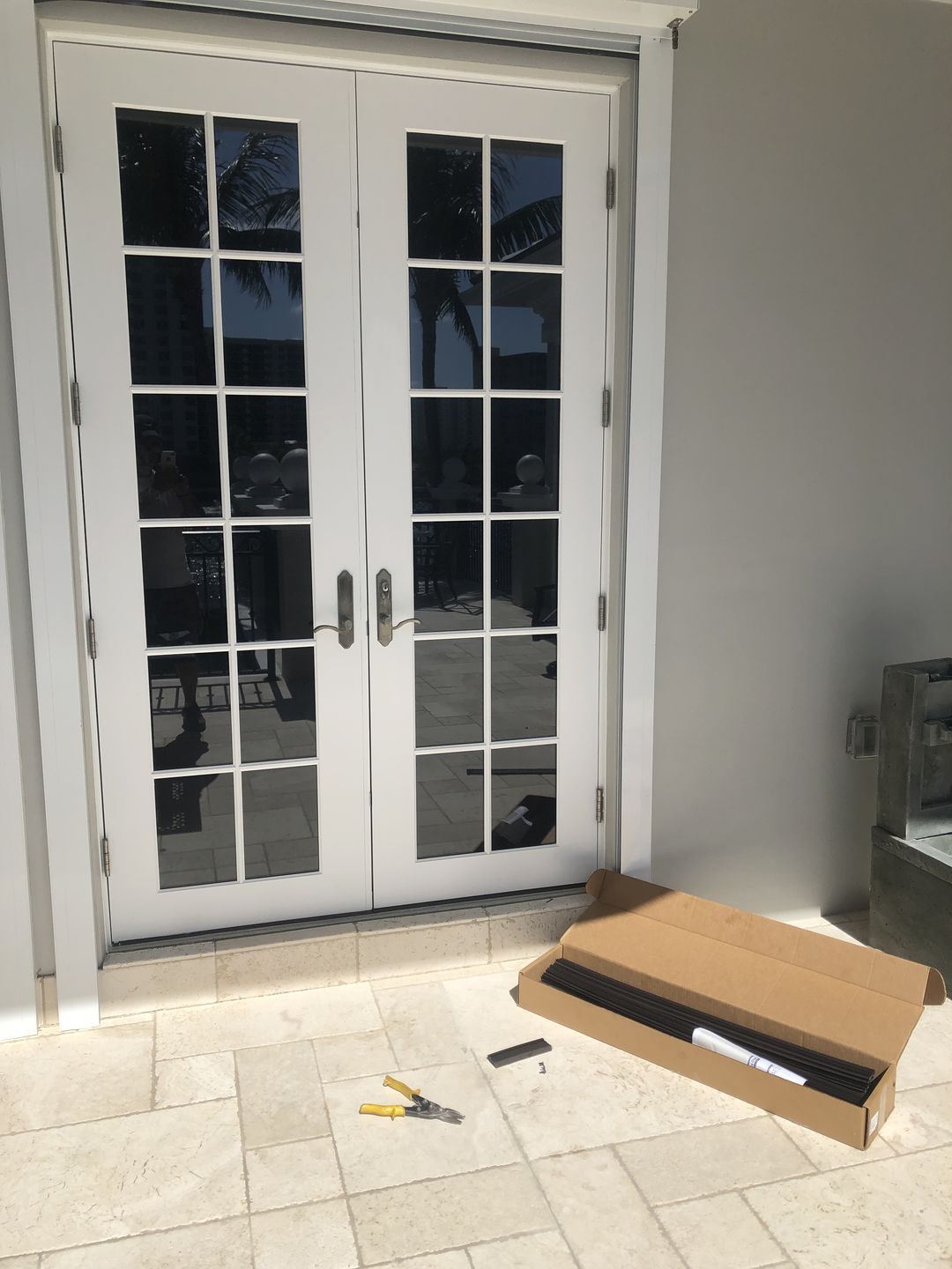 Customer photo review of 36" Taylor Slide-On Door Sweep