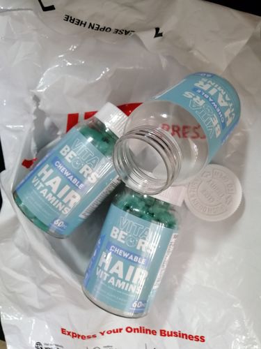Customer photo review of Hair Vitamin Gummies