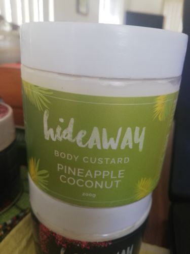 Customer photo review of Body Custard - Pineapple Coconut