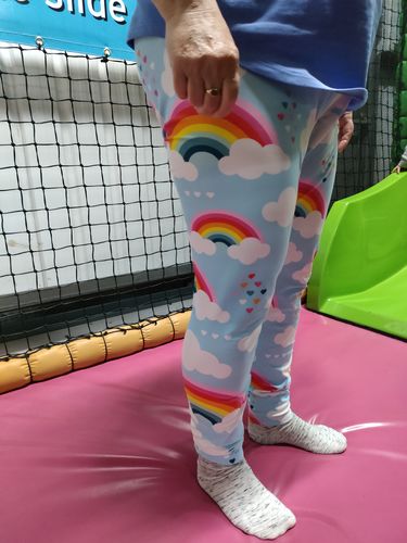 Love \u0026 Rainbows Grey Blue Activewear 