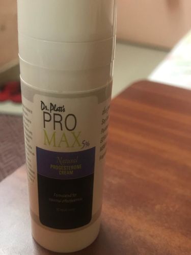 Customer photo review of Dr. Platt’s PRO MAX 5% Progesterone Cream - Mini Size