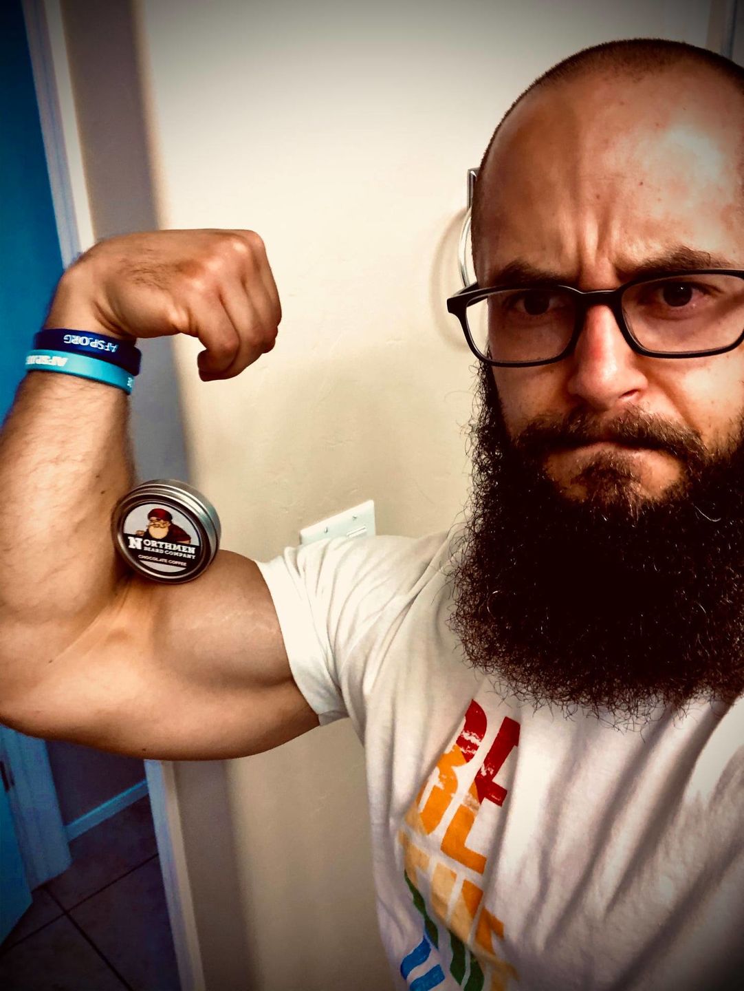 Customer photo review of Beard Balm 2 oz