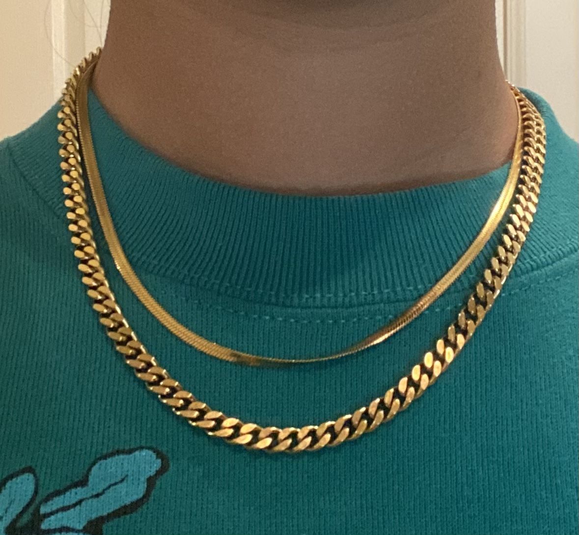 Customer photo review of Edgy Cuban Chain