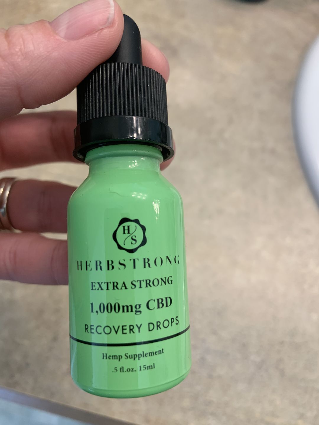 Customer photo review of Extra Strong Recovery Drops