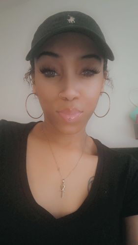 Customer photo review of GLOW RADIANT HAZELNUT Colored Contact Lenses