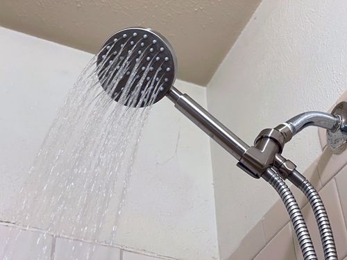 Customer photo review of 1-Spray Handheld Shower Head Set