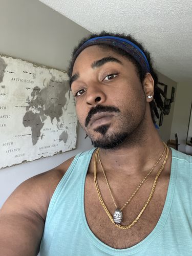 Customer photo review of Cuban Franco Gold Chain Bundle