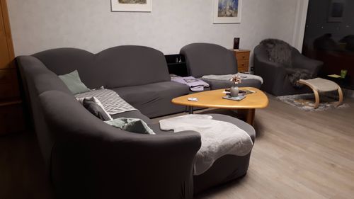 Customer photo review of Grau - Sofabezüge für klassische und Ecksofas - Das Haus der Überzüge