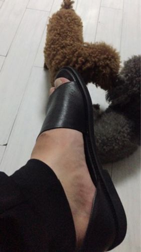 Customer photo review of Summer Outdoor Men's Leather Sandals