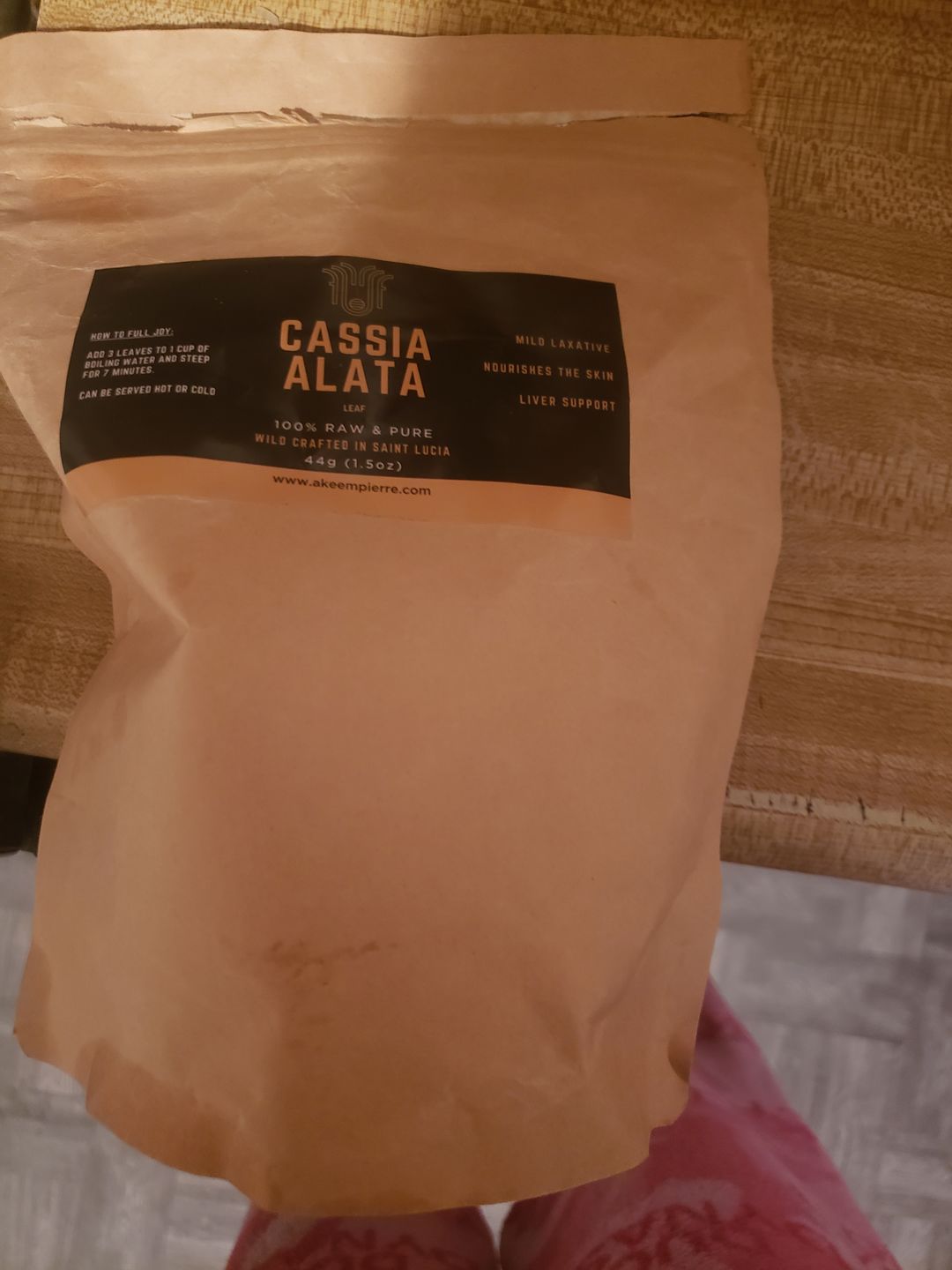 Customer photo review of Cassia Alata Leaf