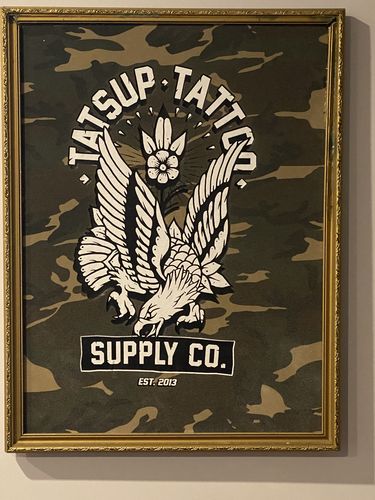 Customer photo review of Tatsup - Camo Eagle Tee