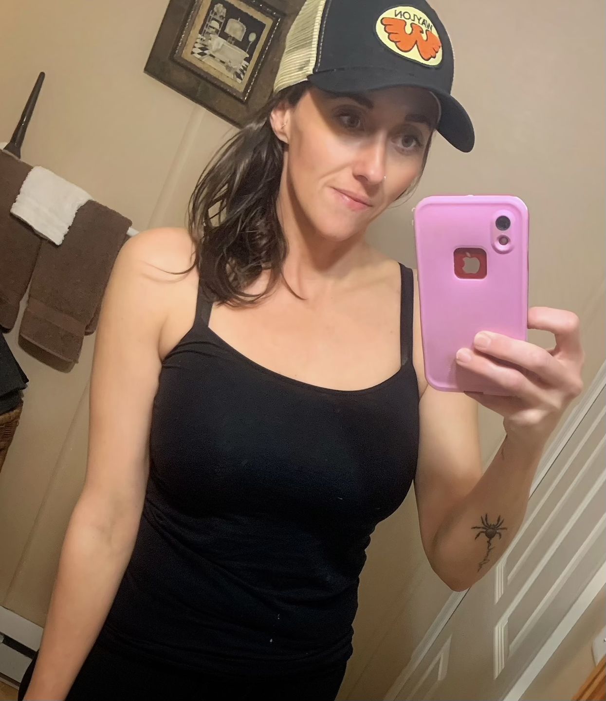 Customer photo review of Flying W Patched Waylon Jennings Trucker Hat