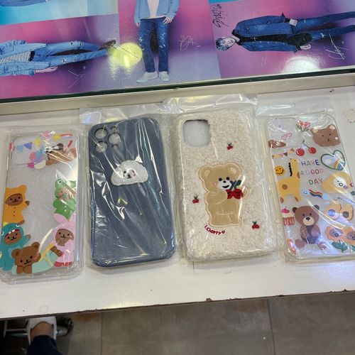Customer photo review of Cartoon Party Bear 1 iPhone Case