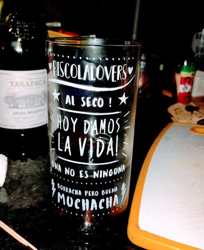Customer photo review of Piscoleras Juego de 6 Vasos