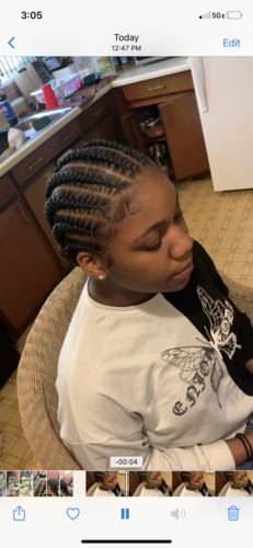 Customer photo review of Braid gel and signature comb set