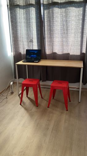 Customer photo review of NUEVO !! Escritorio de madera MIMA 140 x 60 Blanco