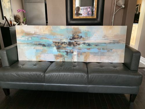 Customer photo review of 'Rising City' Framed Canvas
