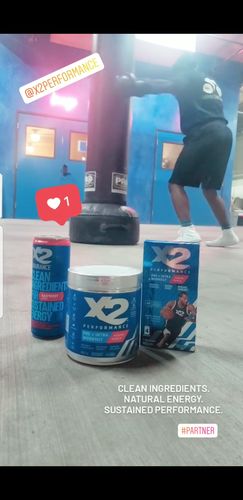 Customer photo review of X2 PERFORMANCE® Pre-Workout + Intra-Workout Powder - Power Punch