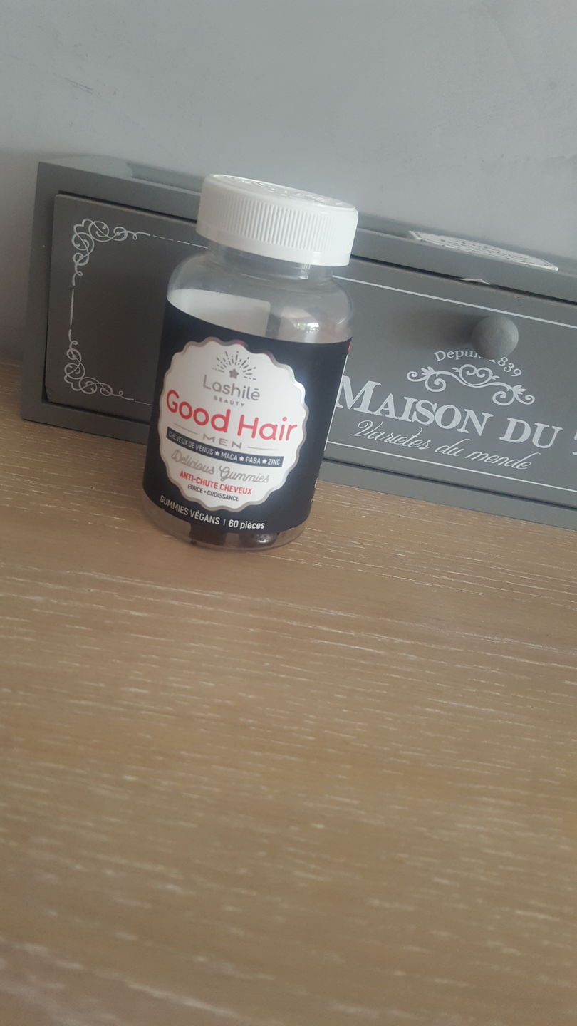 Customer photo review of Good Hair Men Anti-chute homme - 1 mois