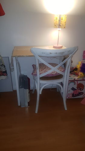 Customer photo review of Escritorio industrial MIMA 70 x 40 Blanco