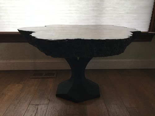 Customer photo review of 304 Dentro Handmade Metal Table Base