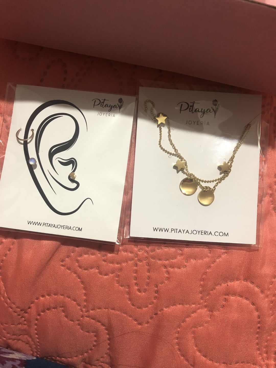Customer photo review of Piercing Cristal Aurora