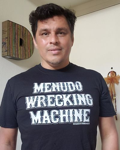 Customer photo review of Menudo Wrecking Machine OG Chingon Tee