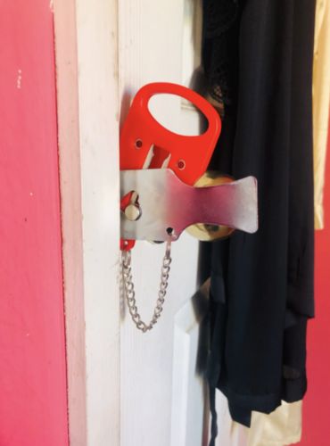 Customer photo review of Vespani Portable Door Lock