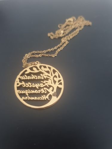 Customer photo review of Mon meilleur cadeau ©  : Collier Arbre de Vie Unisex Personnalisé