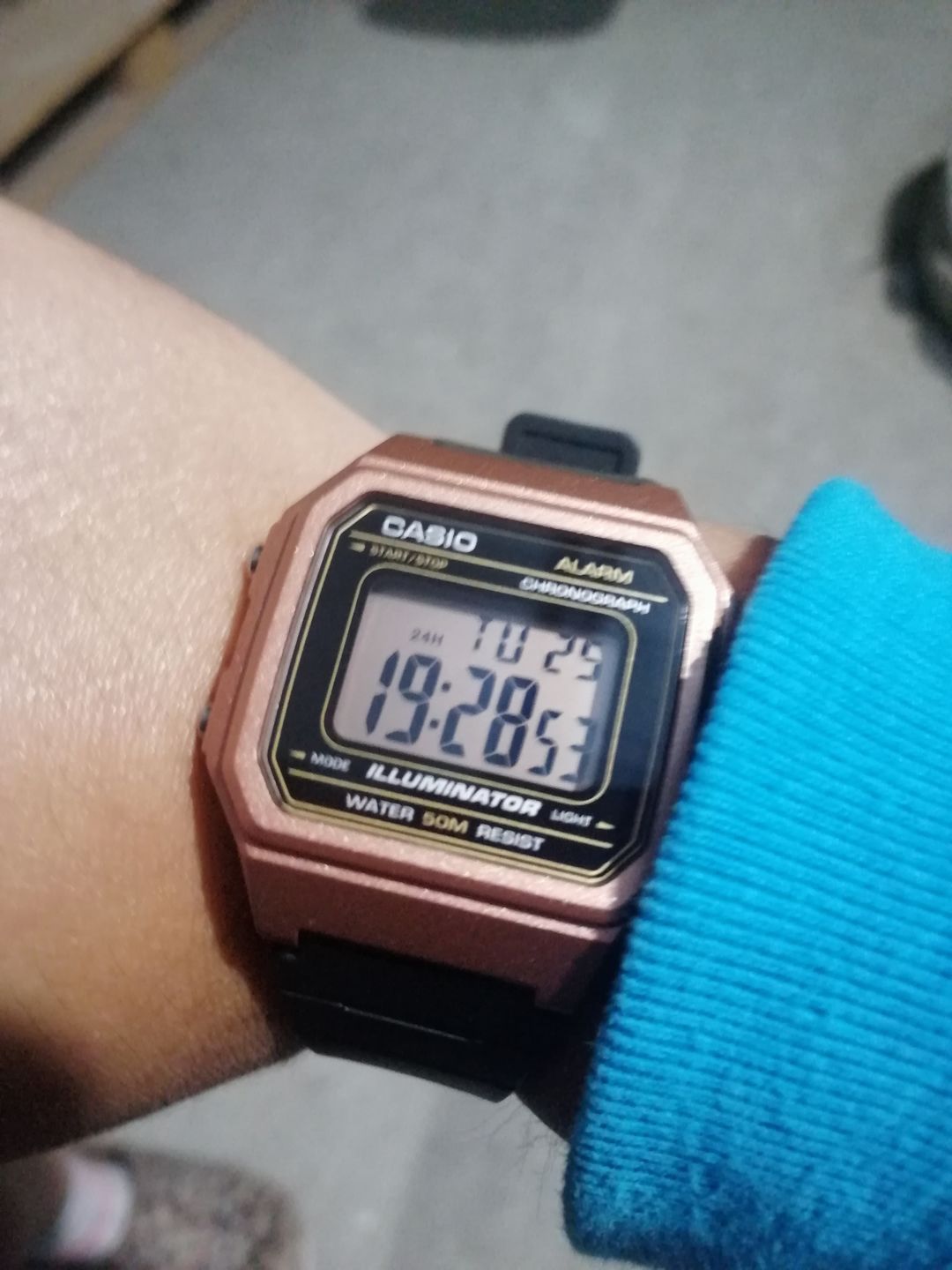 Customer photo review of Reloj Casio Vintage W-217HM-5AVDF Rosado