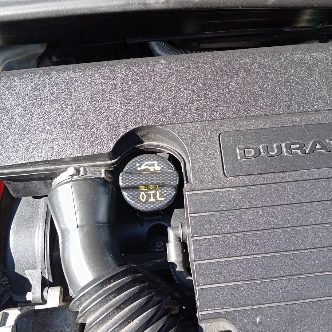 Customer photo review of Proform Petrol Engine Oil Cap Cover (various colours) - Ford Fiesta/ Focus
