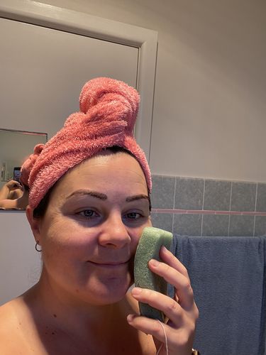 Customer photo review of Konjac Sponges