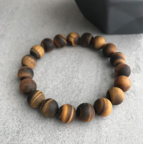 Customer photo review of 15.5" 4mm/6mm/8mm AA quality Natural yellow tiger eye round beads