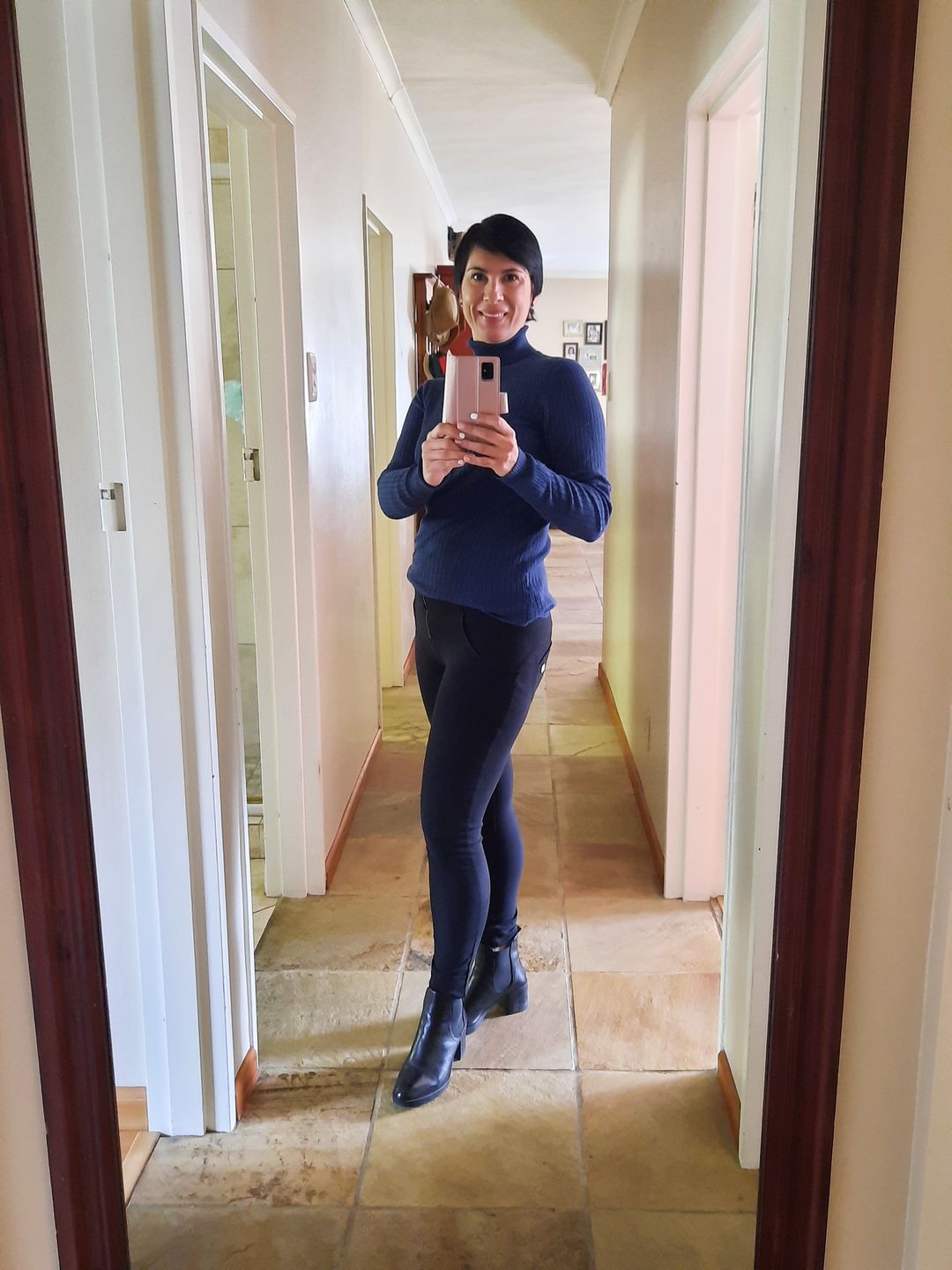 Customer photo review of High waist butt Jeggings-Black