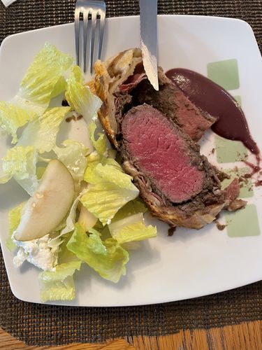 Reseña con foto de un cliente sobre Filete Pieza Básica