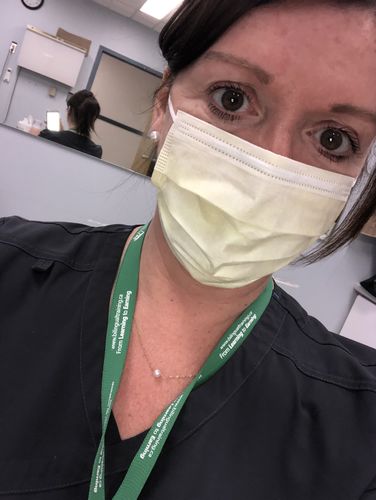 Customer photo review of Grace Delicate Pearl Necklace