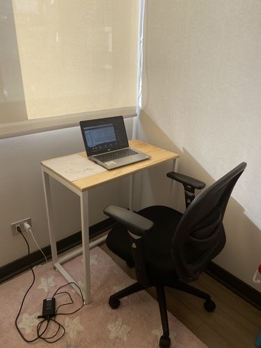 Customer photo review of Escritorio industrial MIMA 70 x 40 Blanco
