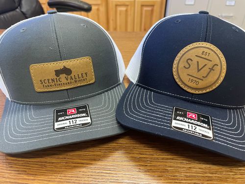Customer photo review of Richardson 112 Leather Patch Hat