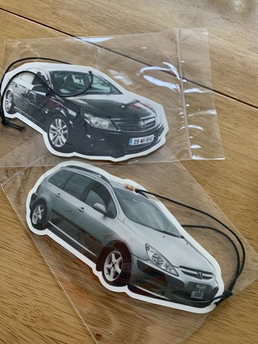 Customer photo review of Two Custom Air Fresheners