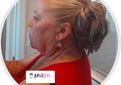 Customer photo review of JuvaBun Messy Bun