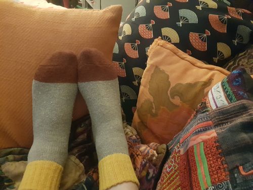 Customer photo review of Women Winter Wool Thick Socks(5 Pairs)