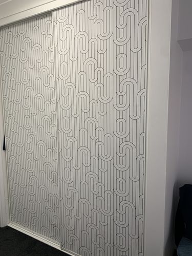 Customer photo review of Go with the Flow Wallpaper