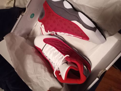 Customer photo review of Air Jordan 13 Retro 'Red Flint